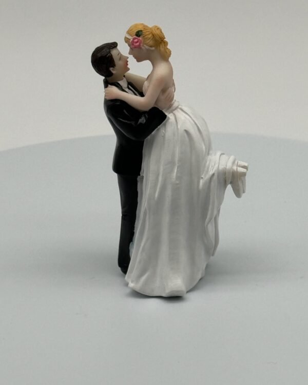 Groom Lifting Bride — Comedic Figurine