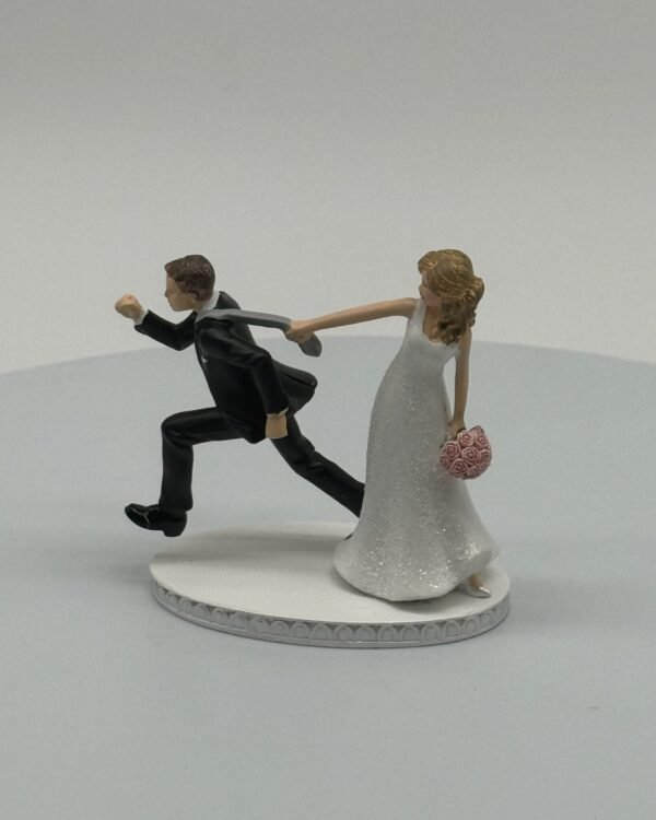 Groom Running Away — Comedic Figurine